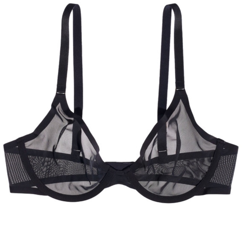 THE PLUNGE- MESH WIRED BRA by CUUP